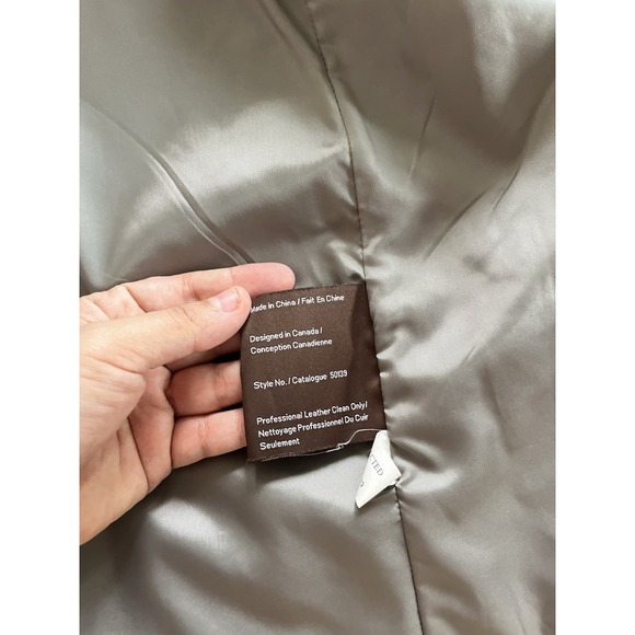 Vintage Danier Black Leather Coat 2XL Oversized Grunge Chic Premium Leather - Picture 6 of 16